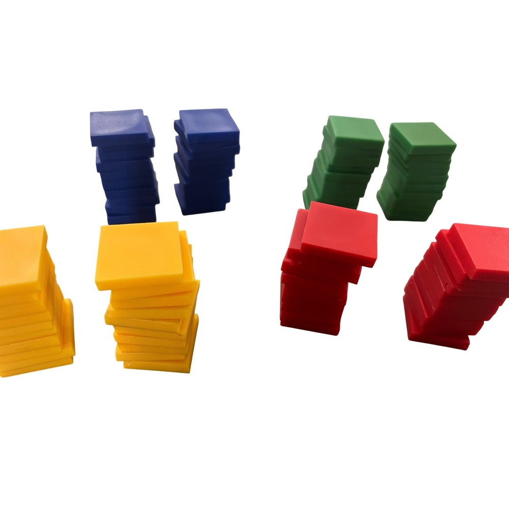 Plastic Math Learning Manipulatives Cubes Tiles Counting Pattern Sorting Blocks‎ - Picture 6 of 10